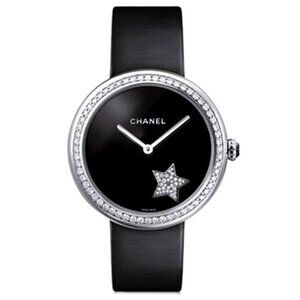 ⭐️Chanel⭐️Mademoiselle Diamond White Gold Prive Watch H2928